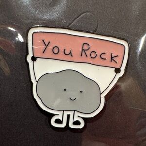 3 for $15 on select pins 
Pink and Gray Brooch